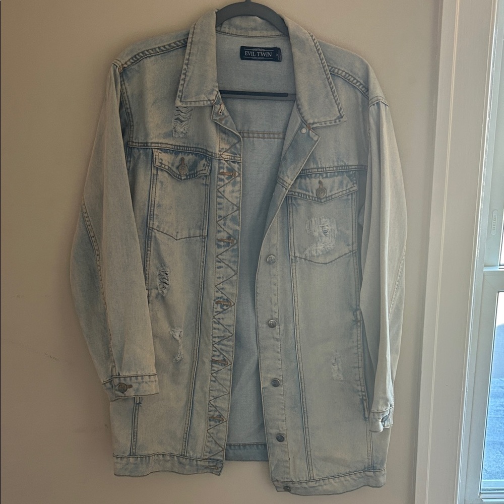Light Blue Jean Jacket for Women